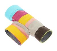 ifundom Colorful Rabbit Tunnel Interactive Canvas Plaything for Hamsters Guinea Pigs Small Pets Enrich Your Pet Life with Fun Exercise Playtime Activities