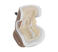 ifundom Compact Beige Doll Safety Car Seat for Preschool and Tiny Stuffed Pets - Small Pet Hamster Car Chair for Vehicle Interior Decor and Desktop Display
