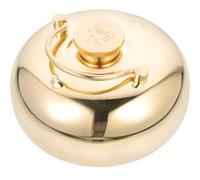 ifundom Compact Brass Hot Water Bottle 0.8l Capacity for Snuggling in Bed, Fine Workmanship Heat Bag to Cold and Common Aches and Pains