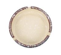 ifundom Compact Ceramic Ashtray Japanese Style 4 Inch Vintage with Stable Base for Indoor Home Use