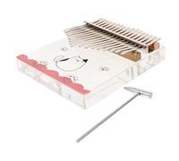 ifundom Compact Key Kalimba Transparent Acrylic Thumb Piano for Beginners Portable Mini Finger Instrument Sound for Music Lovers and Easy to Carry