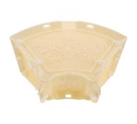 ifundom Concrete Brick Mold Fan-Shaped Peony and Magpie Design, Outdoor Columnar Concrete Mold for Garden Fence Pillars, Decorative Cement Pavement Form for Landscaping Sculptures