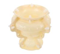 ifundom Concrete Planter Mold Large Round 22cm Plastic Thickened Flower Pot Mold for DIY European Roman Style Cement Bonsai Container Garden Pot Making