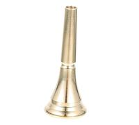 ifundom Copper French Horn Mouthpiece Replacement Part with Creative Design, Loud Sound and Easy to Clean Feature, Suitable for Students and Professional Players, Golden Brass Instrument