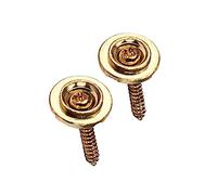 ifundom Copper String Retainer Roller String Tree with Screws for Electric Guitar Hardware Upgrade Golden 2 Pcs Set for Improved Performance