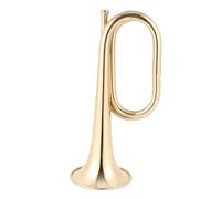 ifundom Copper Trumpet Bugle Trumpet for Boys and Girls Brass Instruments Student Flat Bag Cloth Glove