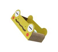 ifundom Corrugated Cat Scratcher Board Durable Cat Scratch Play for Kittens Safe High Density Paper to Prevent Scratching Furniture Space Saving Design