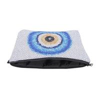ifundom Cosmetic Bag Makeup Bag for Women Evil Eye Portable for Skincare for Daily Use