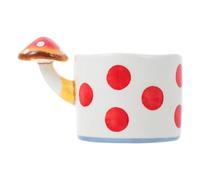 ifundom Creative Mushroom Shaped Ceramic Drinking Cup with Practical Multipurpose Function, Assorted Colour Coffee Mug Suitable for Home and Office Use