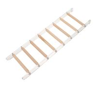ifundom Creative Preen for Climbing Bird Ladder and Parrots Acrylic Wooden Step Ladder to Health Beak Budgerigars Parakeet for Caged Birds