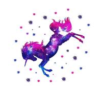 ifundom Creative Wall Sticker Decor Unicorn Design Removable Wall Decal for Home Living Bedroom Boys and Girls Made of Eco-Friendly Material for Decor Aesthetic Accessories