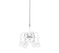 ifundom Crystal Hanging Ornament Eye Prisms for Garden and Window Decoration Transparent Pendant for Chandelier Rainbow Maker Suncatcher for Home Patio Wedding and Car Interior