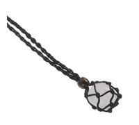 ifundom Crystal Raw Stone Necklace Adjustable Featuring Pendant for Women Men for Everyday Wear Special Occasions