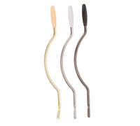 ifundom Curved Stainless Steel Whammy Bar with Rubber Tip 3pcs High-frequency Vibration and Pitch Change for Electric Guitar Tremolo System for Beginners