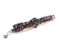 ifundom Cute Adjustable Cat Collar with Bell Decorative Kitten Collar for Daily Wear Parties and Holidays Cozy and Breathable Design Floral