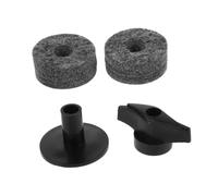 ifundom Cymbal Featuring Precision Craftsmanship Black 2pcs Plastic with Felt Pads Sleeves Drum Accessories and Multifunctional Design Random Color for Drum and Cymbal Stands