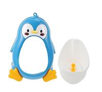 ifundom Data ["Blue Penguin Shape Boys Training Urinal Made of Sturdy Pp Material, Convenient to Use and Helps Cultivate Independent Urinate Habit, Bathroom