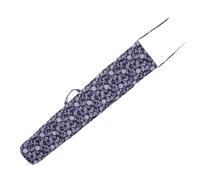 ifundom Delicate Blue Floral Guzheng Bag Cotton Padded Protective Cover Drawstring Closure Ancient Guzheng Pouch Storage and Travel