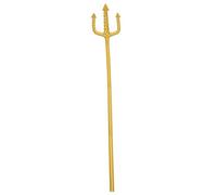 ifundom Devil Cosplay Fork Devil Golden Devil Trident Plastic Demon Cosplay Fork Death Prop Fancy Devil Outfit for Halloween Cosplay Party Favors Devil Fork Prop
