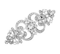 ifundom Diamond Alloy Brooch for Women Decorative Pin Rhinestones for Dresses and Formal Wear
