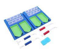 ifundom DIY Diamond Drawing Tools Container with Flexible Sponge and Plastic Material, Mix Prevention Storage Box for Embroidery and DIY Diamond Drawing Crafts