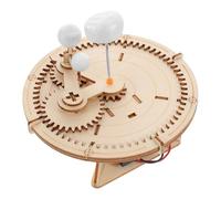 ifundom DIY Solar System Model Kit for Adults Interactive Wooden Orrery with Accurate Moon Earth Puzzle Educational Space Craft for Astronomy Learning and Stem Science Exploration
