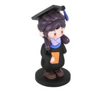 ifundom Doctor Graduation Cake Topper PVC Graduate Figurine for Graduation Party Decorations and Commemorative Events
