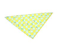 ifundom Dog Party Bandana Triangle Scarf for Pets Washable Lightweight Neckerchief for Puppies and Cats Stylish Lemon Print for Weddings and Celebrations