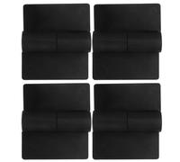 ifundom Door Hinges Reliable Support and Enhanced Durability 4pcs Plastic and Stainless Steel Heavy Duty for Glass Shower Doors for Public Restroom Partitions