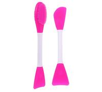 ifundom Double-head Silicone Face Brush Set 2pcs, Reusable and Comfortable to Hold, for Applying Facial Mask and DIY Skincare Routine