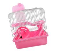 ifundom Double-layer Hamster Hideout Castle Large Hamster Cage for Small Pets Multi-story House Platforms for and Degus