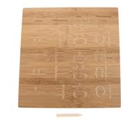 ifundom Double-Sided Bamboo Writing Practice Board for Preschoolers Korean Grooved Handwriting Tracing Tool Fine Motor Skills Educational Reusable Sensory