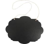 ifundom Double-Sided Small Wall Hanging Message Board, Erasable Chalkboard Sign for Office and Home Decoration, DIY Writing Plaque for Kitchen, Café, and School Use