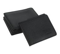 ifundom Drive License Holder with Large Capacity 5pcs Pu Leather Card Sleeve Convenient to Carry Cards and Secure Cash, Elegant Black Vehicle Certificate Case Organizer for Offices