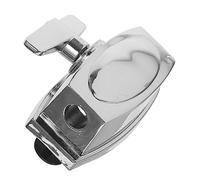ifundom Drum Mount Bracket Percussion Base Adjustable for Drum Instruments Silver Plated Iron Construction Easy to Install Floor Tom Leg Clamp Sturdy