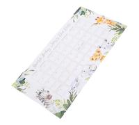 ifundom Due Date Calendar Wall Plaque, Monthly Hanging Countdown Calendar for Nursery Room, Sturdy Appointment and Yearly Planner Decor with Cute Jungle Design