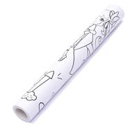 ifundom Early Education Drawing Paper Roll Non-Sticky Reusable Art Paper for Graffiti Sketching Coloring Crafting Safe Premium Quality for Creative Activities