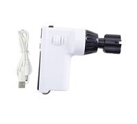 ifundom Easy to Use String Winder for Electric Guitar Guitar Supplies String Reeling Tool Guitar Repairing Kit Charging Cable for Strings Bass Ukulele White
