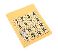 ifundom Educational Sliding Number Puzzle for Colored Brain Teaser for Intelligence Development and Hands Number Cognition Early Learning Game for Home and Classroom Use