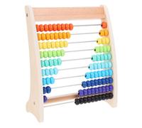 ifundom Educational Wooden Abacus for Calculation with Beads Safe Smooth Edges Math Cognition Tool for Preschool Learning and Counting Development