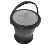 ifundom Elderly Spittoon Plastic Chamber Pot with Handle and Lid Portable Night Urinal Pot for Adults and Pregnant Women Smooth Edges Easy to Carry