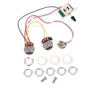 ifundom Electric Guitar Control Part 1 T1v Circuit Assembly with 500k Potentiometer and 5-way Switch Prewired Pickup Circuit Guitar Replacement Accessory Maintenance and Upgrade