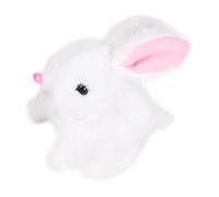 ifundom Electric Plush Bunny with Sound and Jumping Movement, Soft Simulated Rabbit Doll, Interactive Easter Rabbit Plaything, Random Color, Battery Not Included Random Color
