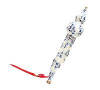 ifundom Elegant Cucurbit Flute Chinese Instrument Beginner Flute Portable Hulusi Wind Instrument
