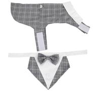 ifundom Elegant Dog Tuxedo Suit for Weddings and New Year's Eve, Skin-friendly Polyester Pet Formal Wear with Decorative Buttons, Reusable Gentleman Dog Attire for Pets Weighing 1.5-10kg