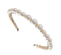 ifundom Elegant Wedding Headband for Women with Faux Pearl and Alloy Material, Lightweight and Easy to Carry Chic Hair Accessory for Party and Engagement