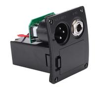 ifundom Eq Sound Pick-up Four Stage Guitar Mic for Folk Music Instrument Acoustic Guitar Microphone for Live Performance and Recording