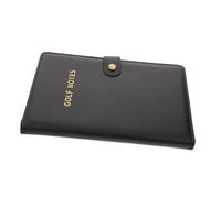 ifundom Fake Leather Golf Scorecard Book with Pages Portable Compact Notebook Holder for Outdoor Competitions and Course Score Recording Elegant Golf Enthusiasts