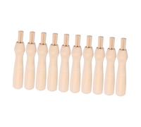 ifundom Felting Needles Replacement Handles 10Pcs Wooden Handle for Replacing Wooden Handles Easy to Install and Remove for Needle Felting Tools