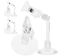 ifundom Fish Cup Clips Securely Hold Seaweed Feeding Tool White 6pcs for Aquarium Accessories and Fish Use